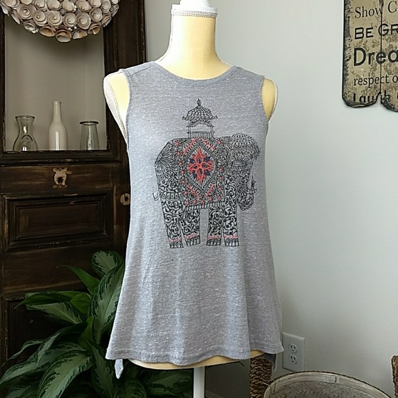 Lucky Brand Tops - Lucky Brand Boho Elephant Tank